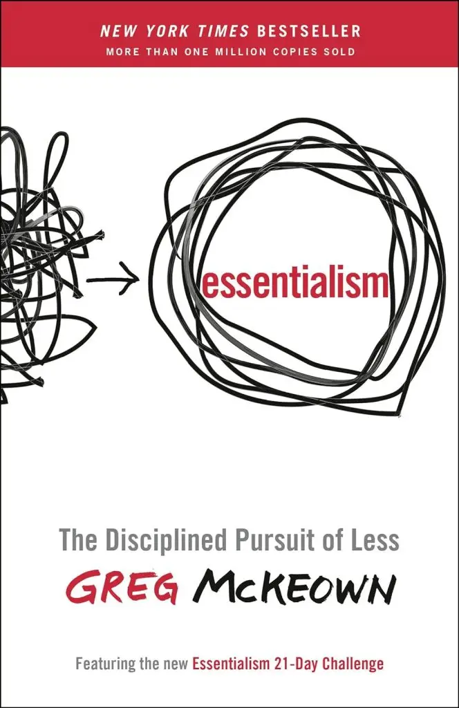 Book cover; Essentialism by Greg McKeown